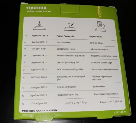 Toshiba Festplatte Test Canvio Basics extern